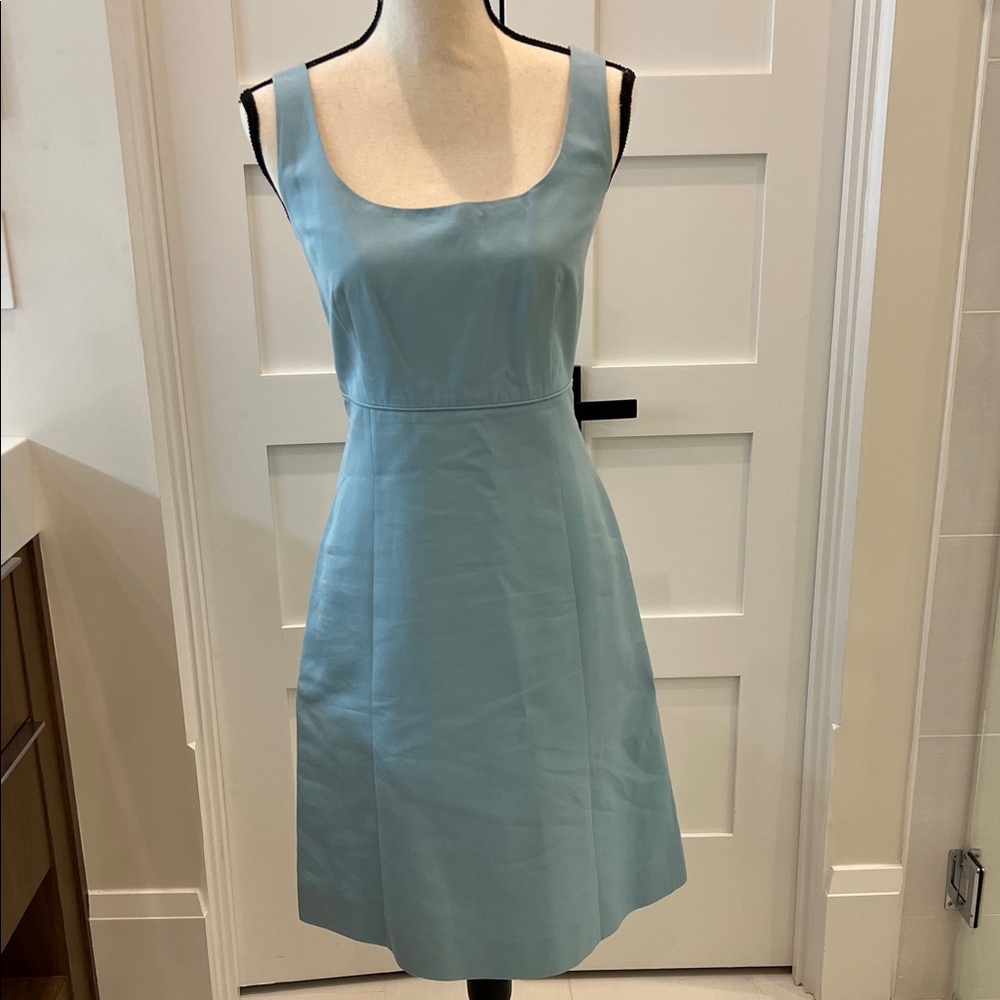 J. Crew Light Blue Midi Dress